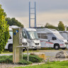 Caravanstellplatz an der Rügenbrücke