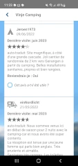 NorCamp - Avis de l'application Android