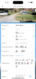 NorCamp - Détails de l'app IOS